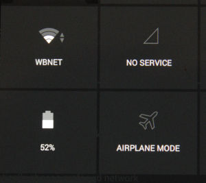 No Airplane Mode